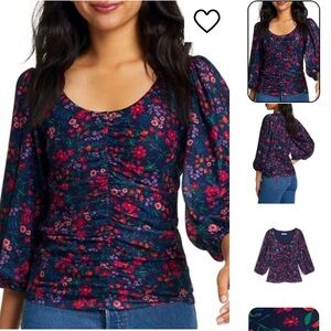 Draper James Connie Blouson Sleeve Top
